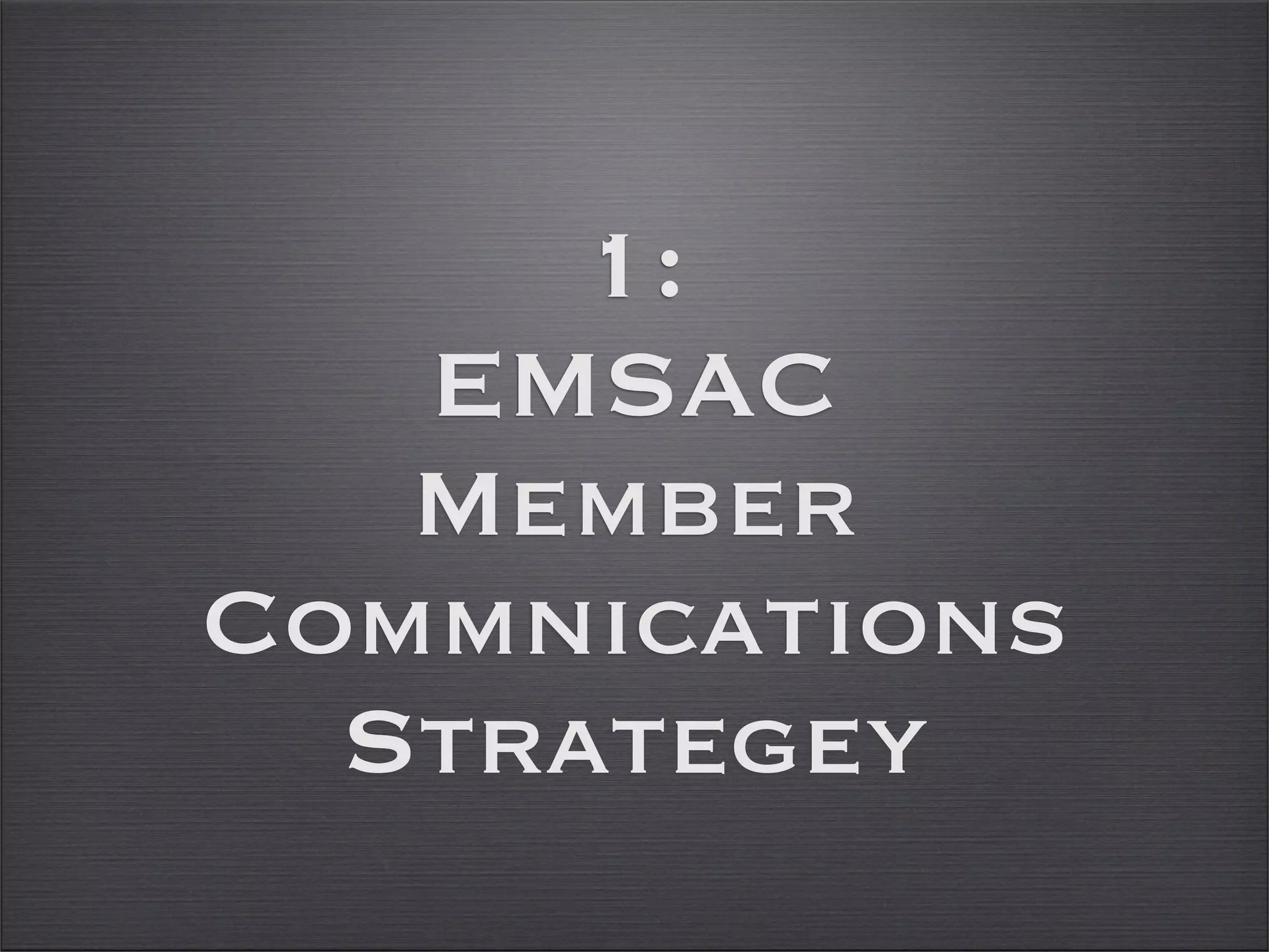 EMSAC eNews concept