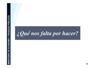 ¿Qué nos falta por hacer?

33

 