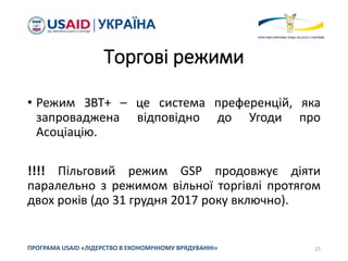 Глобальна база компенсаційних
заходів
27ПРОГРАМА USAID «ЛІДЕРСТВО В ЕКОНОМІЧНОМУ ВРЯДУВАННІ»
 