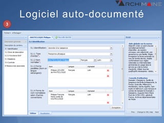 Logiciel auto-documenté
3
 