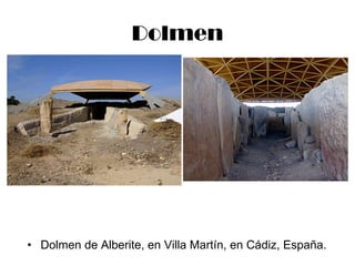 Dolmen Dolmen de Alberite, en Villa Martín, en Cádiz, España. 