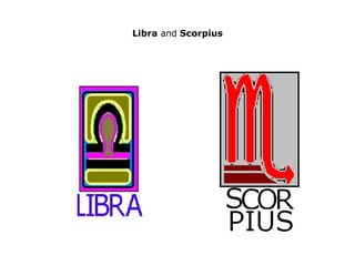 Libra  and  Scorpius 