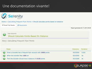 Une documentation vivante!
 