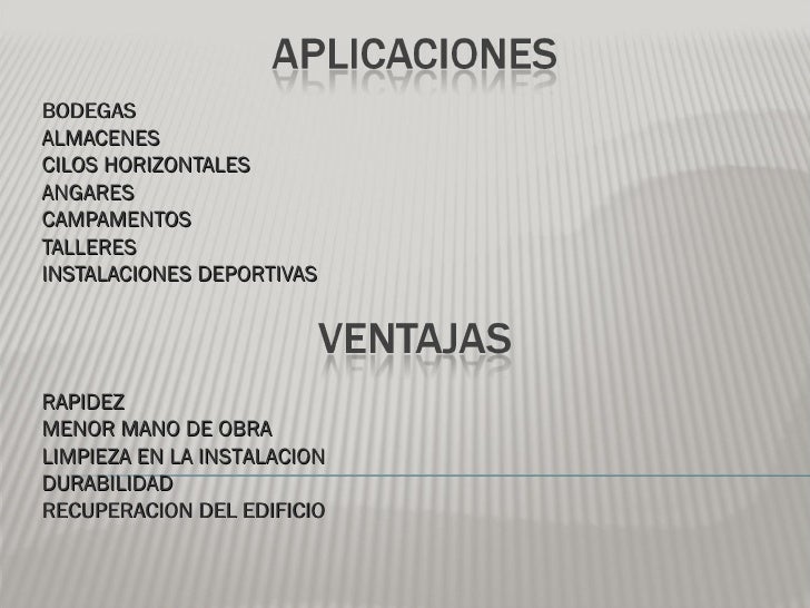 Cubiertas Autoportantes