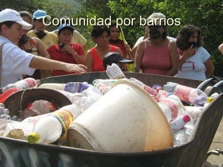 Comunidad por barrios 