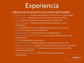 Presentación Relatus