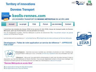 Territory of innovations
Données Transport
 