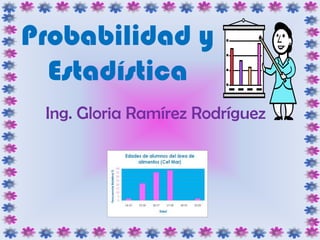 Probabilidad y Estadística Ing. Gloria Ramírez Rodríguez 