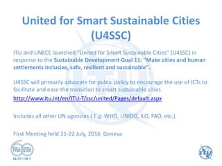 United For Smart Sustainable Cities U4ssc Kpis For Smart Sustainable United For Smart Sustainable Cities U4ssc Kpis For Smart Sustainable