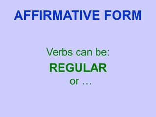 AFFIRMATIVE FORM ,[object Object],[object Object]