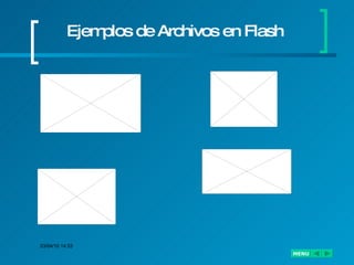 Ejemplos de Archivos en Flash 
