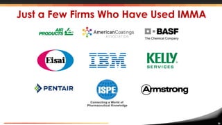 26
Just a Few Firms Who Have Used IMMA
 