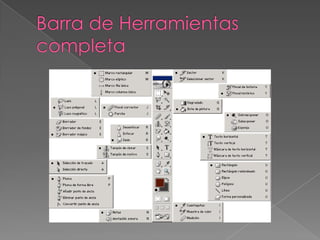 Barra de Herramientas completa,[object Object]