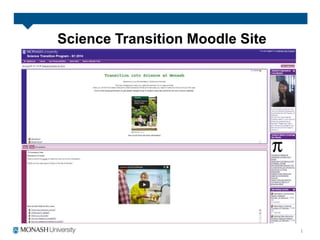 Science Transition Moodle Site
 