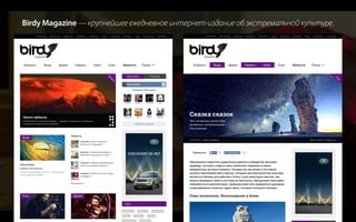 Birdy Magazine — крупнейшее ежедневное интернет-издание об экстремальной культуре.
 