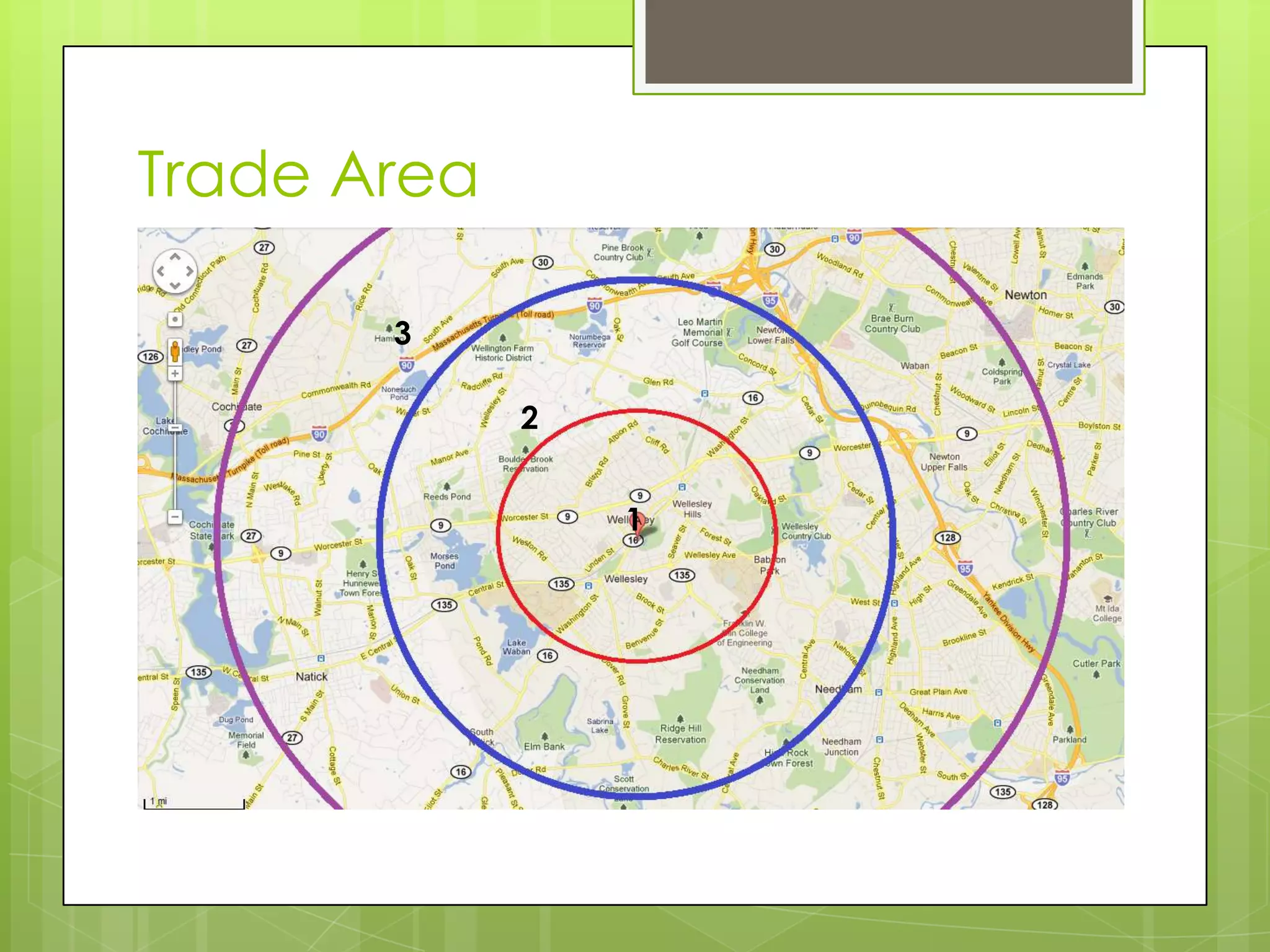 Trade Area

       3

             2


                 1
 