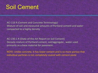 nanosilica for soil cement | PDF