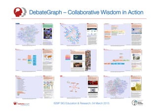 ISSIP SIG Education & Research, 04 March 2015
DebateGraph – Collaborative Wisdom in Action
 