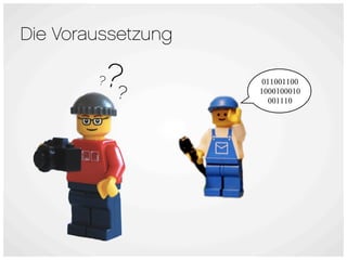 Die Voraussetzung

        ???          011001100
                    1000100010
                       001110
 