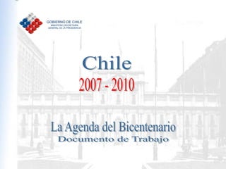 GOBIERNO DE CHILE
      MINISTERIO SECRETARÍA
    GENERAL DE LA PRESIDENCIA




1
 