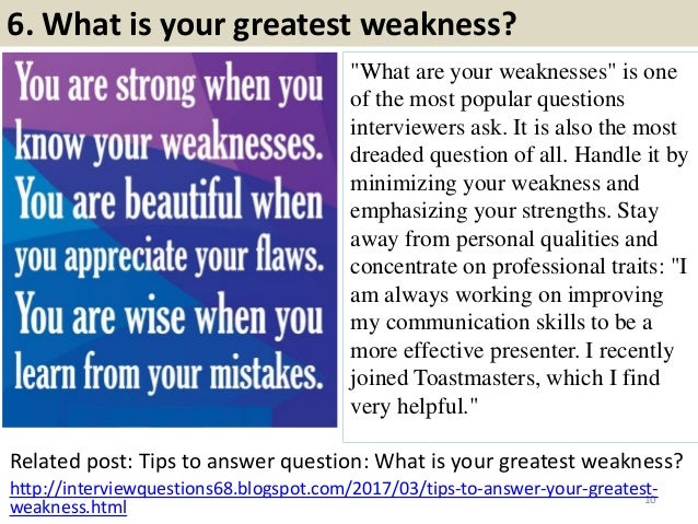 what is your weakness interview question magdalene project org what is your weakness interview question