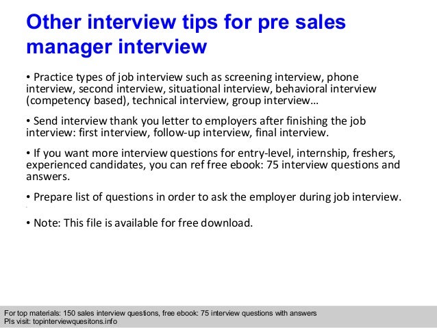 pre screening interview questions and answers