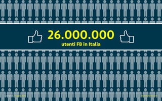 Ladispoli, 7 luglio 2016 matteoforte.com
26.000.000
utenti FB in Italia
Ladispoli, 7 luglio 2016 matteoforte.com
 