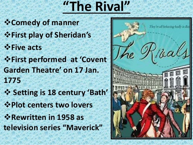 Sheridan S Art Of Characterization In The Rival Sheridan S Art Of Characterization In The Rival