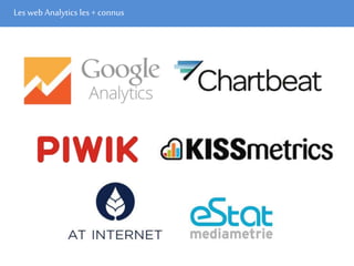 Les web Analytics les + connus
 