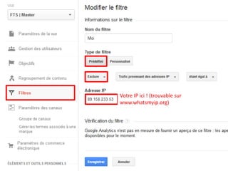 Votre IP ici ! (trouvable sur
www.whatsmyip.org)
 