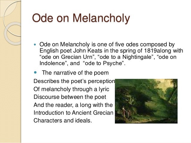sound devices in ode on melancholy Ode to solitude - happy the man, whose wish and care. sound devices in ode on melancholy Ode to solitude - happy the man, whose wish and care.