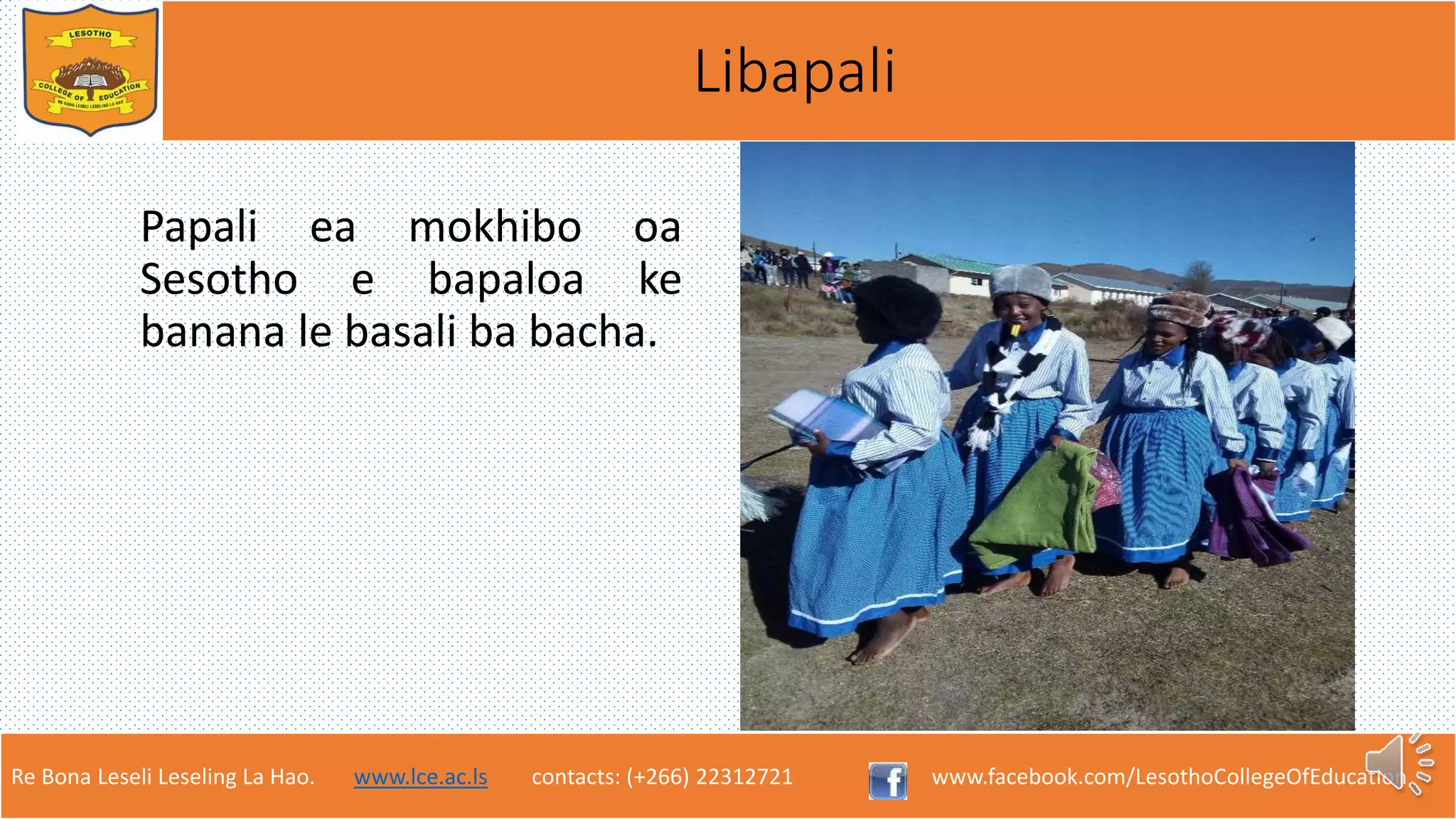Mokhibo oa Sesotho | PPTX