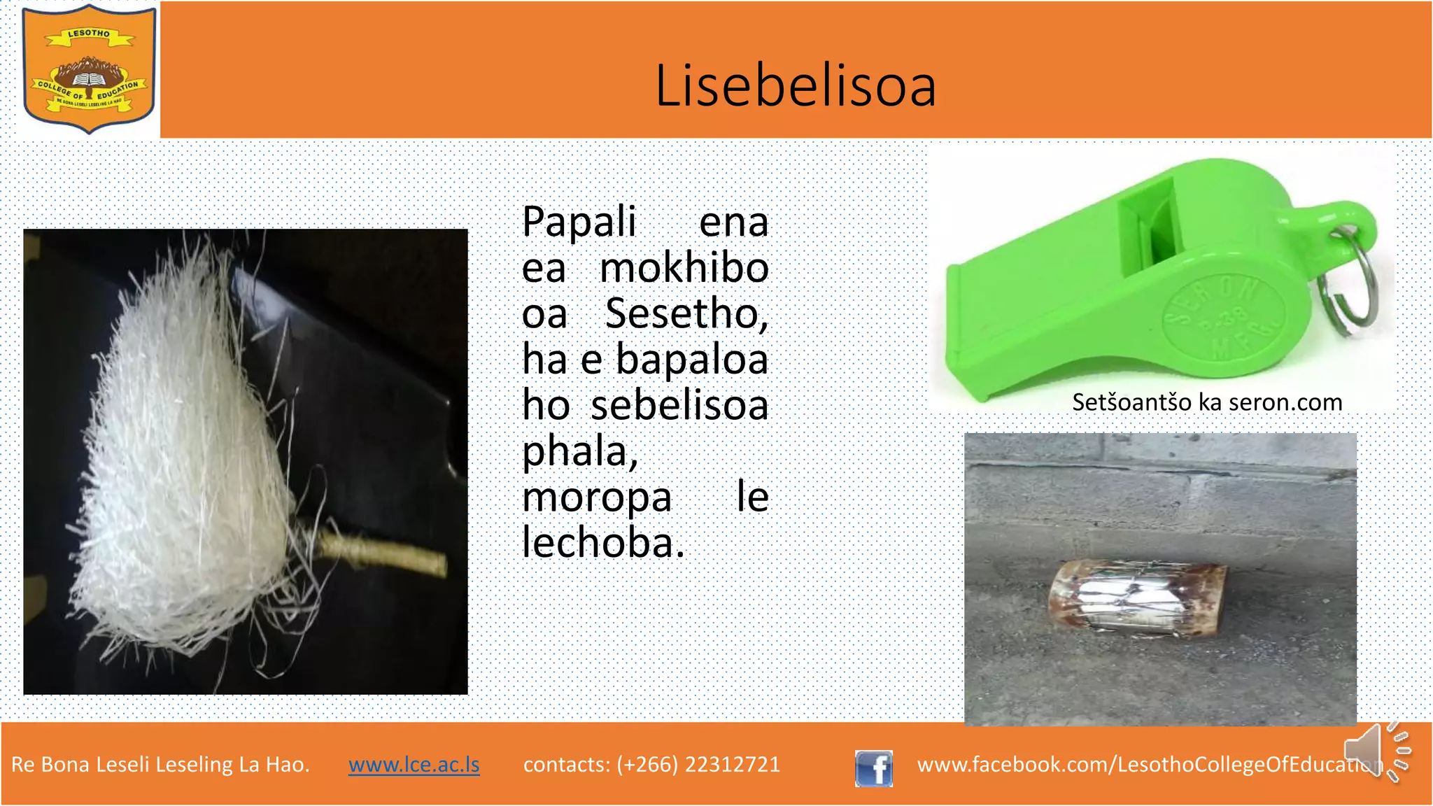 Mokhibo oa Sesotho | PPTX