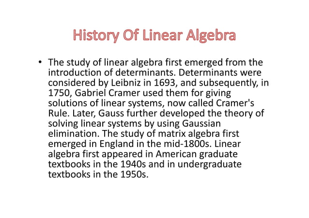 Application of Linear in Computer Science and Engineering | PDF