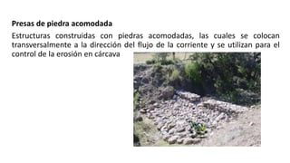 Presas en carcavas PPTX