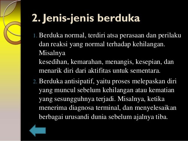 asuhan kehilangan dan kematian