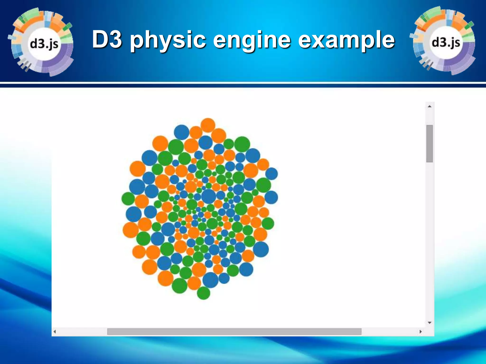 D3 physic engine example 
 