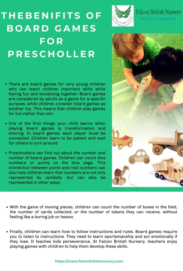 The Benefits of Board Games for Preschoolers