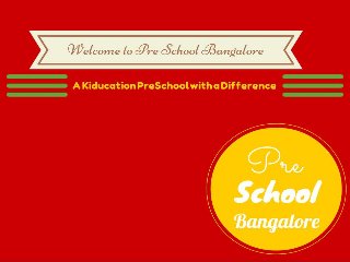 Pre School Bangalore, an Innovate Play school in Bannerghatta Road, Bangalore