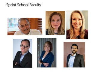 Sprint School Faculty
 