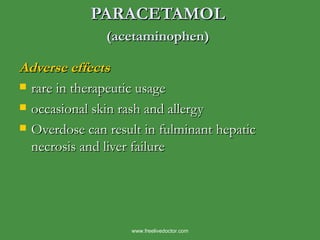Acetaminophen Skin Rash Prescibing analgesics | PPT