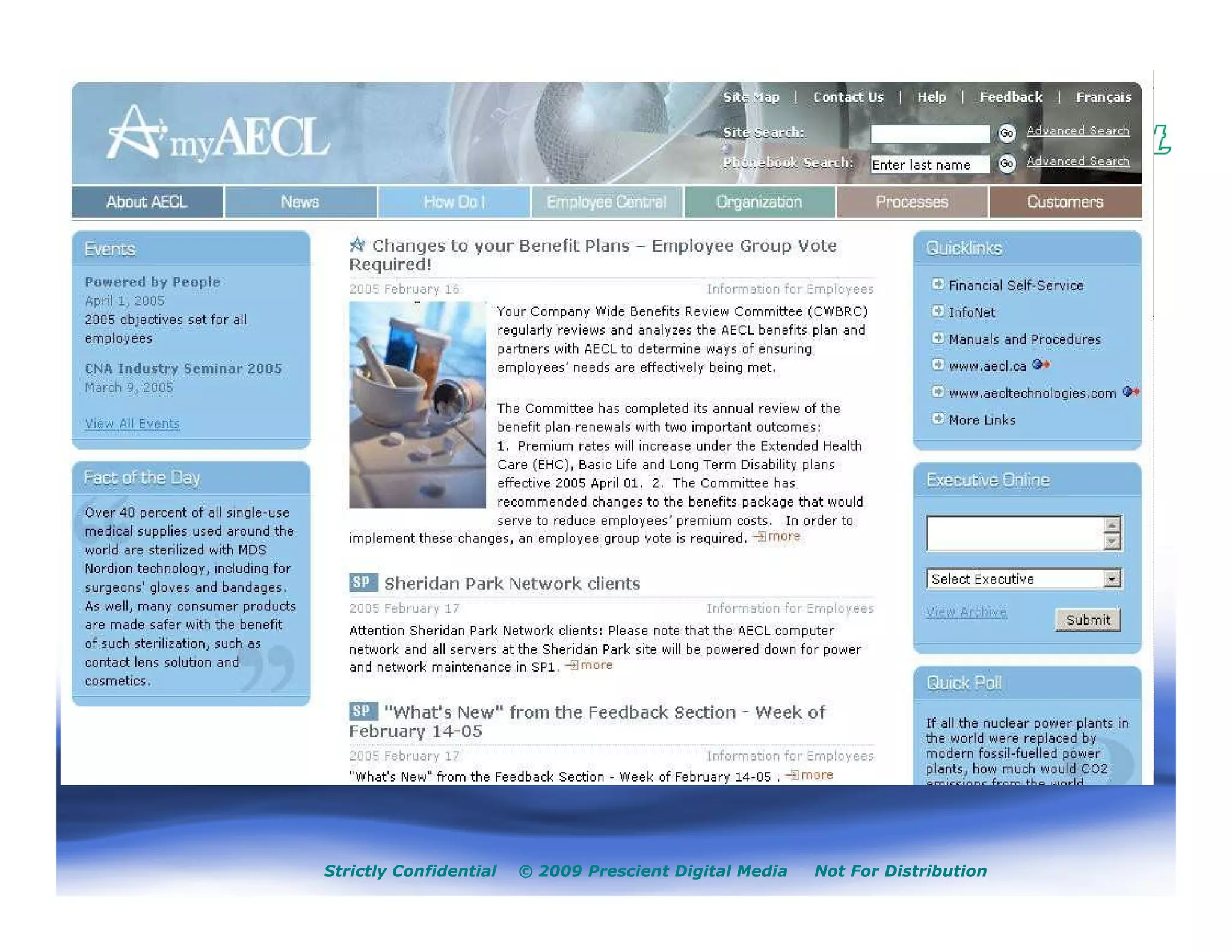 Strictly Confidential   © 2009 Prescient Digital Media   Not For Distribution
 