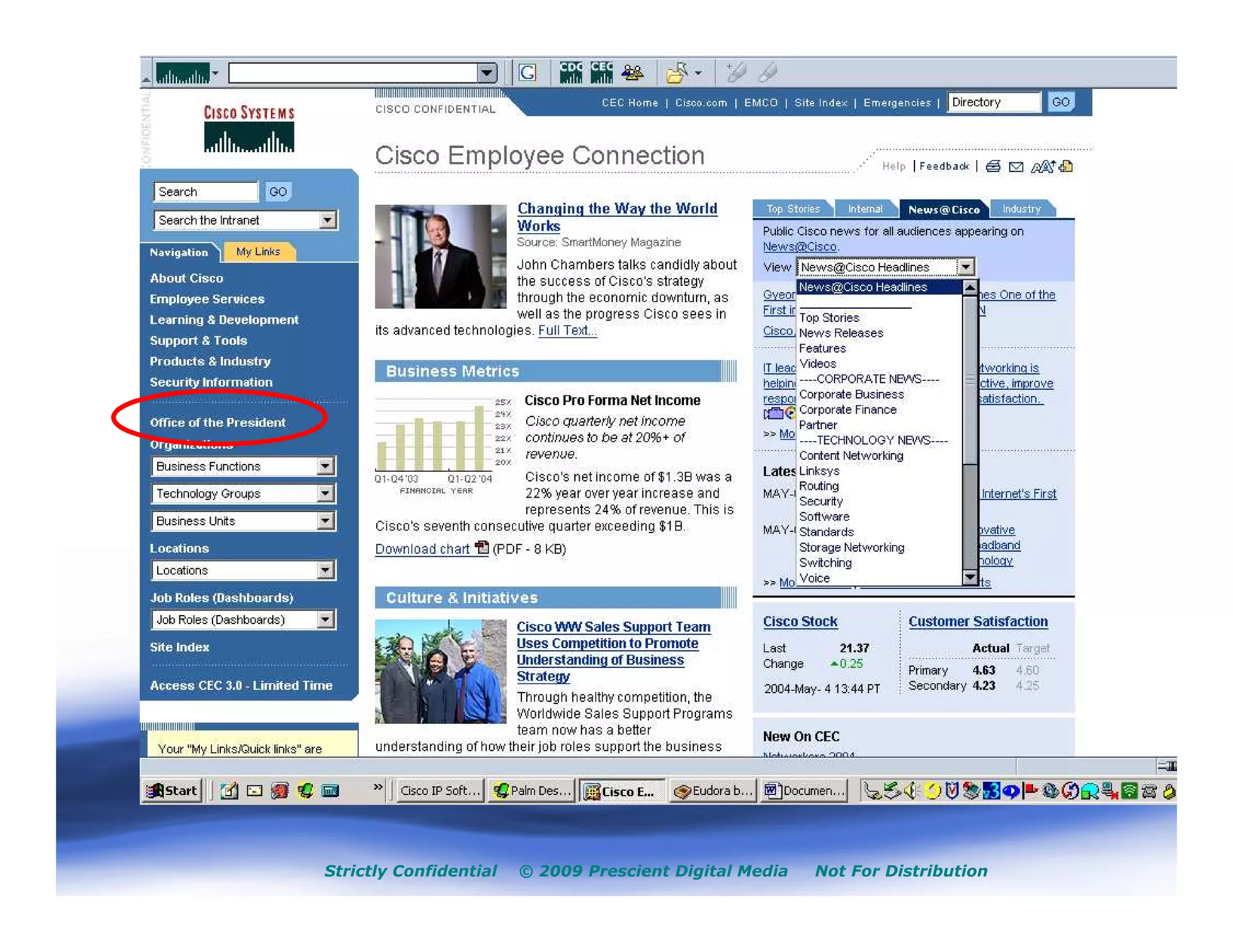 Cisco Employee Connection 2004




   Strictly Confidential   © 2009 Prescient Digital Media   Not For Distribution
 