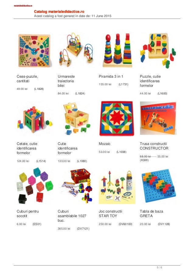 Materiale Didactice Pentru Prescolari