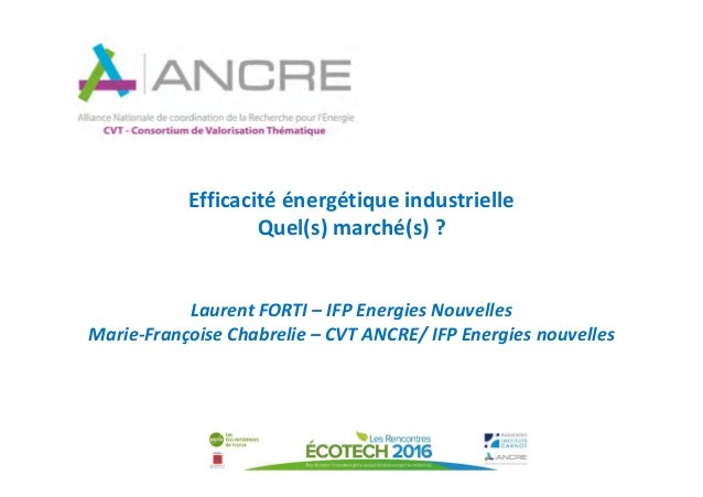 Rencontres efficacite energetique
