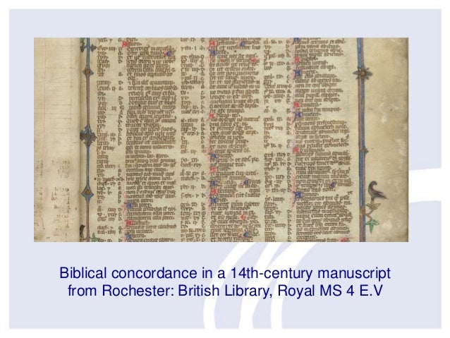 Biblical concordance