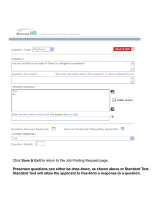 Pre Screen Presentation | PDF