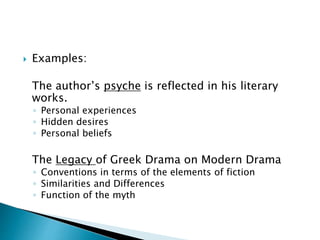 Prescribed Parts of the Thesis | PPTX