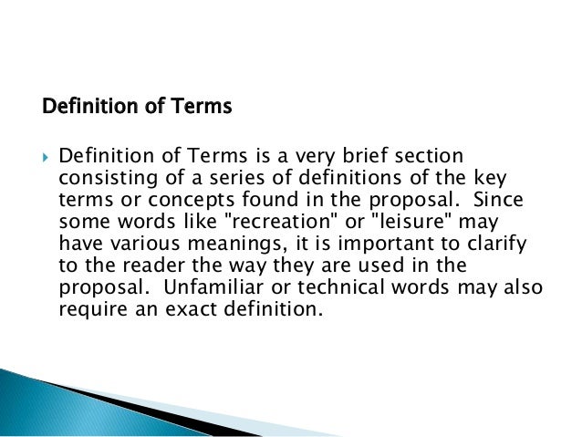 Prescribed Parts of the Thesis