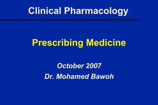 Clinical Pharmacology ,[object Object],[object Object],[object Object]